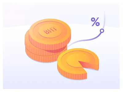 ICO Structure Description Illustration business coins crypto cryptocurrency design ico illustration tokens ui ux web design zajno