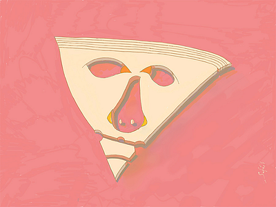 Fragment drawing illustration ipad pro mask pencil photoshop plain surreal tablet