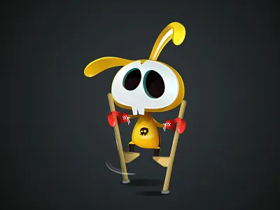 Giraffe On Skates character design game design illustration vectober vectors