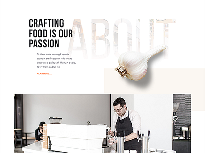 Loren's Cafe cafe design food modern store subtle ui ux web