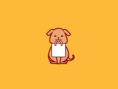 Dog illustration ui ux visual design