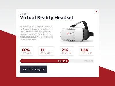 Day 32 – Crowdfunding Campaign 032 campaign card crowdfunding crowdfunding campaign dailyui funding kickstarter ui uidesign user interface web design