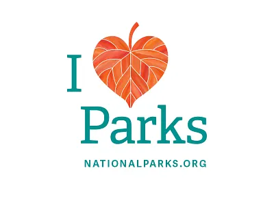 Leaf Love autumn fall illustration leaf monoprint national park national park foundation park printmaking screen printing silkscreen texture