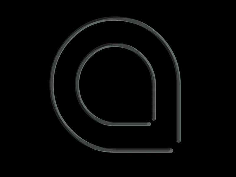 GleanView Logo in Neon after effects animated animation logo logo animation neon neon animation
