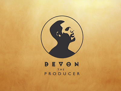 Davon the producer artwork branding design fan gold logo mascot
