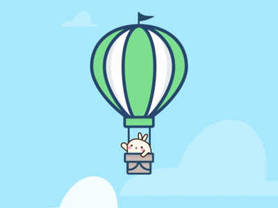 Hot Air Balloon animation balloon