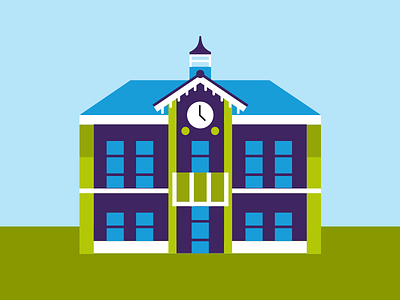 City Hall Illustration building city government hall illustration local