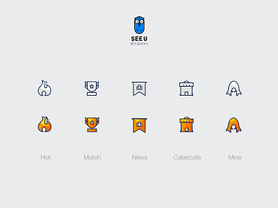 The navigation icon app design icon new seeu ui uidesign web