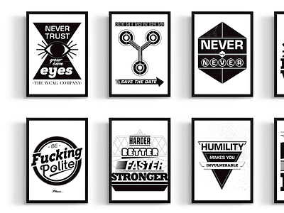 Quote posters black and white poster quote typography