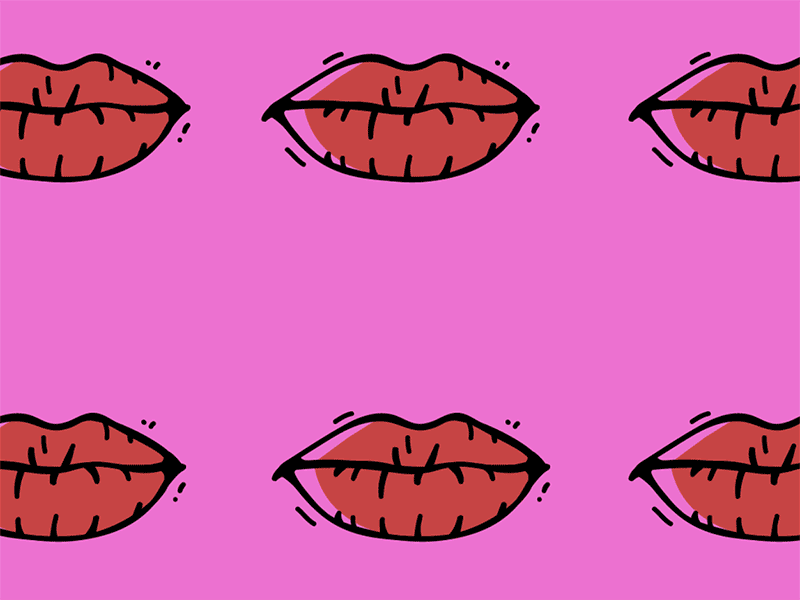 Boomerang animation art boomerang gif grunge illustration insta lips punk rgb