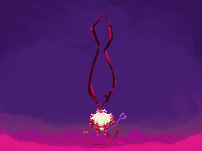 Demon of Love artwork character demon design devil love original