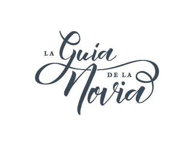 La Guía de la Novia logo brand branding calligraphy design graphicdesign logo logotype wedding