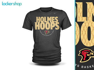 Holmes Hoops 2017 Team Shirt basketball graphic design shirt sports typography