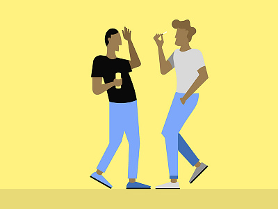 Dancing animation character design dancing design illustration isaac claramunt motion graphics
