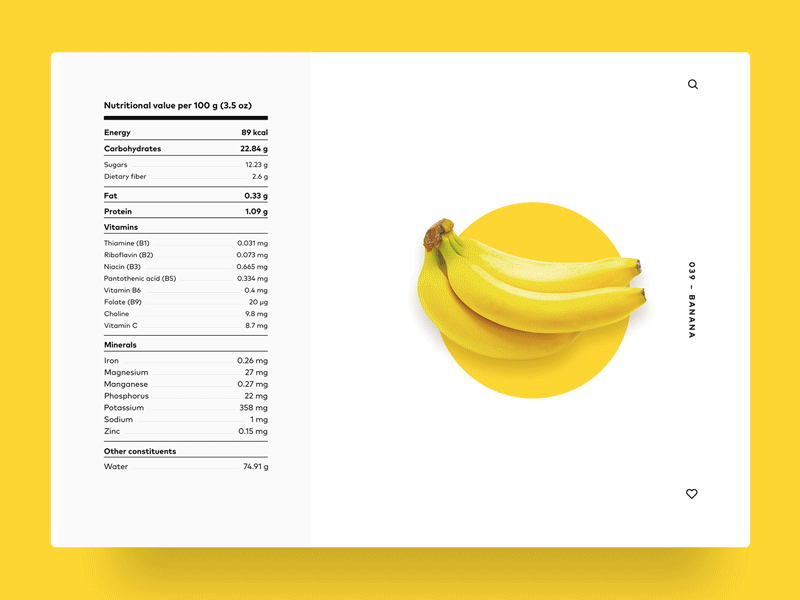 Daily UI :: Day 10 - Social Share banana daily design message messenger nutritional value social share ui yellow