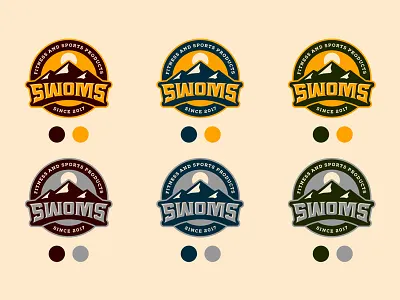 SWOMS LOGO COLOR VERSIONS branding color logo