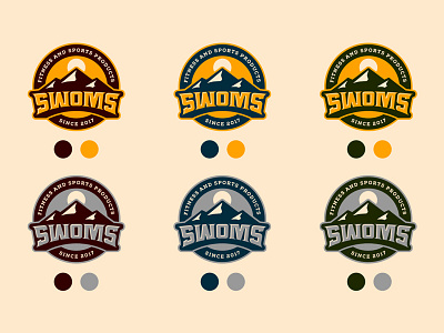 SWOMS LOGO COLOR VERSIONS branding color logo