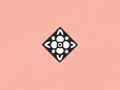 Flower Ornament badge flower flowers illustration ornament symbol vintage