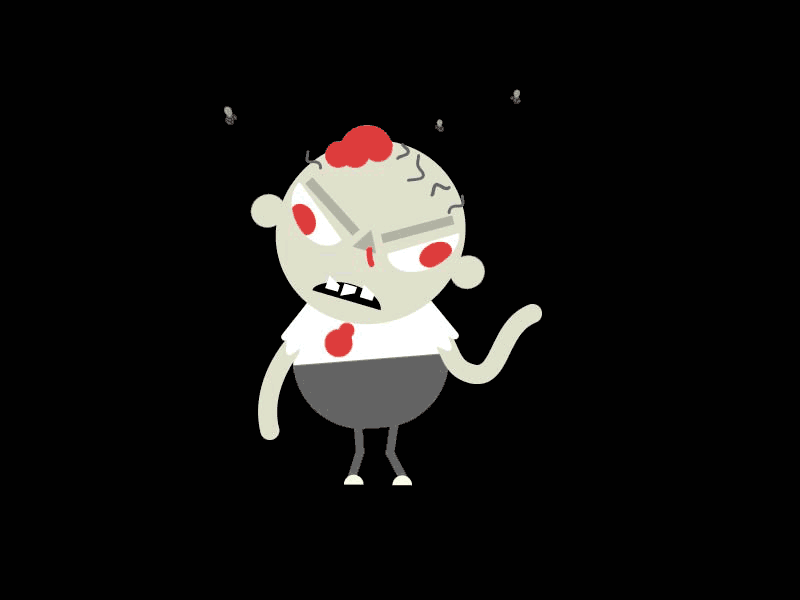 Zombie animaiton character animation halloween mograph motion design motion graphics zombie