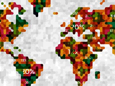 Digital Taxes Around The World illustration