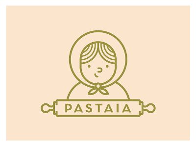 Pastaia Logo food handmade pasta italia logo logotype pasta pastaia