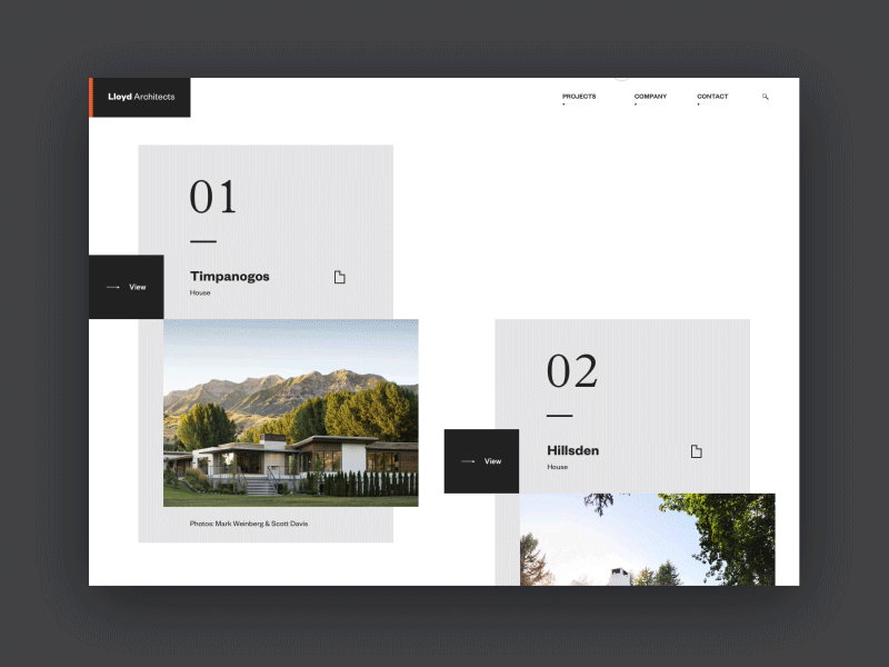 Motion for Architecture Website Part 2 animation architecture motion principle slider website