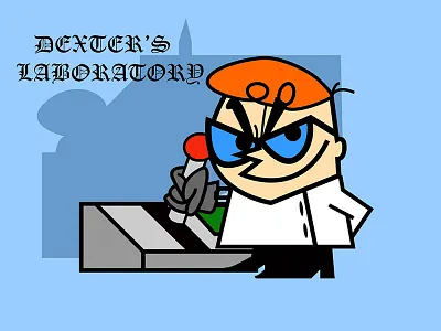 Dexter Laboratory cartoon character graphic illustrator network