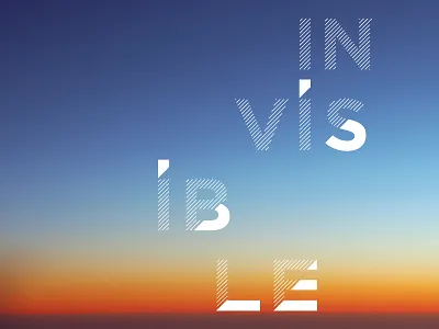 Type + Photo Study gradient lettering sky sunset type typography
