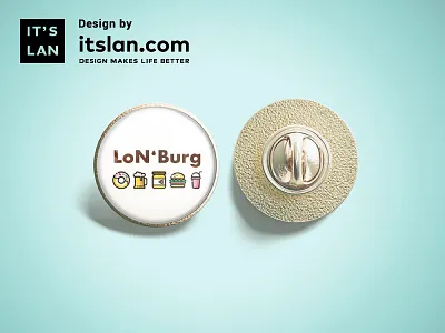 Pin branding design icon itslan.com logo pin vi