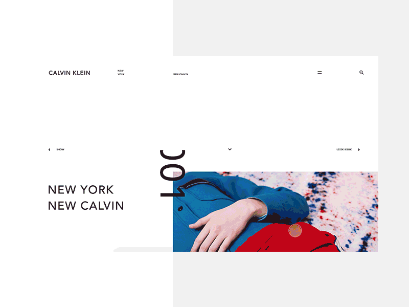 Campaign Page Scroll calvin klein concept design fashion iphone x mobile motion shop ux web