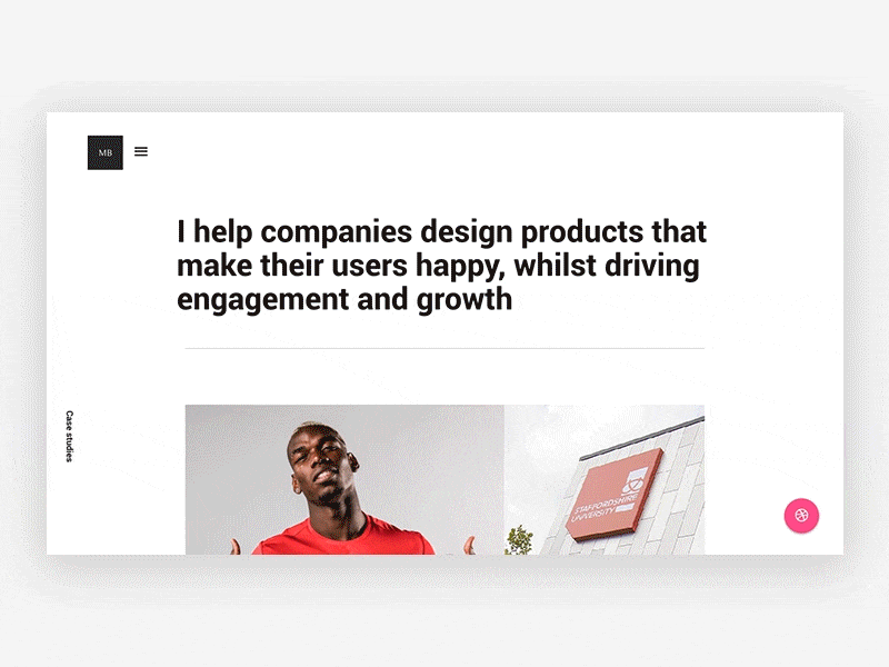 New Portfolio clean cv design designer folio interaction minimal parallax portfolio projects site ux