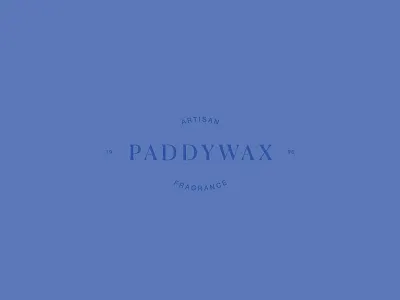 Paddywax Candles branding graphic design identity logo design
