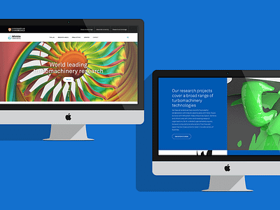 UI: Whittle Laboratory digital photography research science tech technology turbomachinery ui ux web website