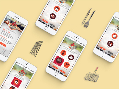 BBQ For You app invision mobile prototype photoshop prototype ui ux uxui