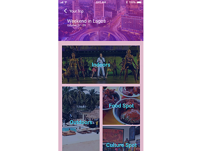 Daily Ui 111 blur color design gig gradient inspiration ios product travel uiux