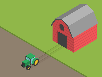 Farm farm flat isometric vector