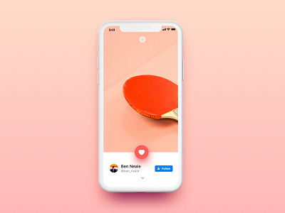 Detail view app candy design detail interface iphonex light minimal mockup photo view