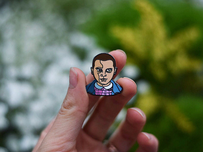 Eleven Enamel Pin eleven enamel pin netflix stranger things