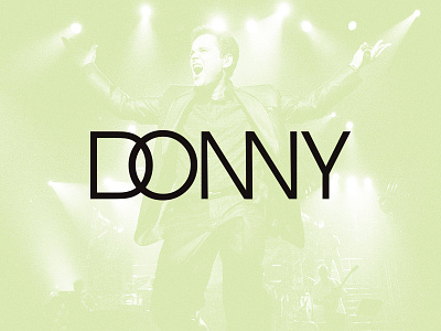 Donny Osmond Logo 70s logo logotype osmond retro typography