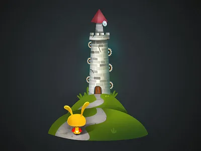 Tower Of Saws character design game design illustration vectober vectors