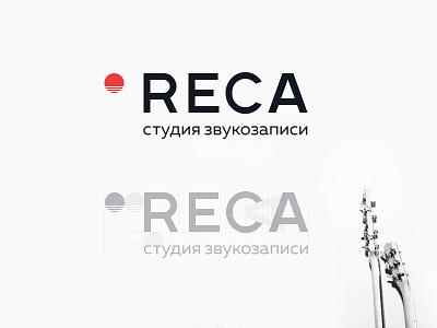 RECA brand branding identity logo logotype mark music records sound studio sun trademark