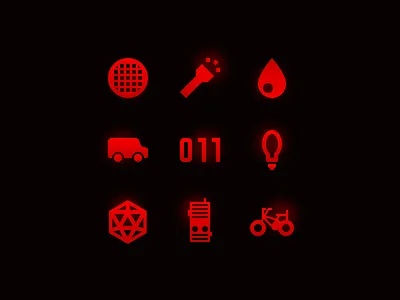 Stranger Things Material Icons (Best Of #Vectober 1) android icon icons material netflix stranger things vectober