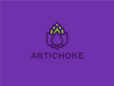 Artichoke company. Logo artichoke logo