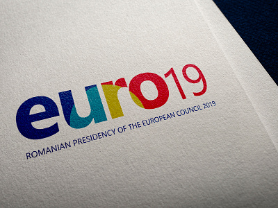 euro19 2019 consiliul council euro europe european logo presedentia presidency romania romaniei tricolor