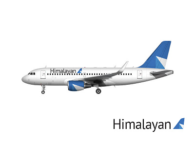 Himalayan A319 a319 airbus airlines airplane livery
