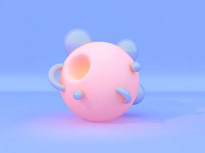 Let's roll out? 3d blue cinema4d circle orange torus