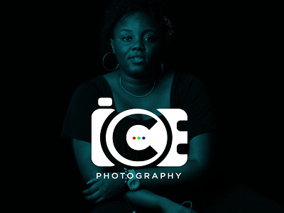 Ice Photography brand mark branding camera ice icon logo photo