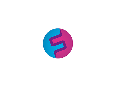FS Logo 05 circle f identity inlocking logo s