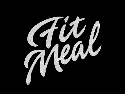 Fit Meal calligraphy calligraphy and lettering artist calligraphy artist calligraphy logo et lettering evgeny tkhorzhevsky font hand lettering logo lettering artist lettering logo logo type