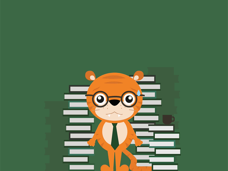 #work animation illustration illustrator svg tiger vector